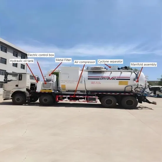 8X4 23 Cbm Special Vacuum Attracting Pressure Delivery Vehicle 