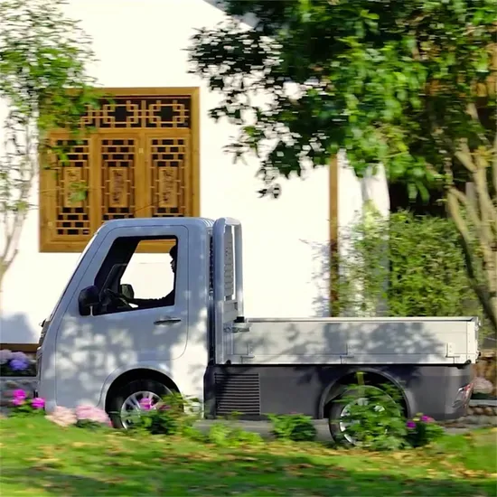 EV Car 2024 Pure Electric Van Transporter 2 Seats Cargo Truck Electric Mini Pickup 2 Doors 2 Seater Truck 