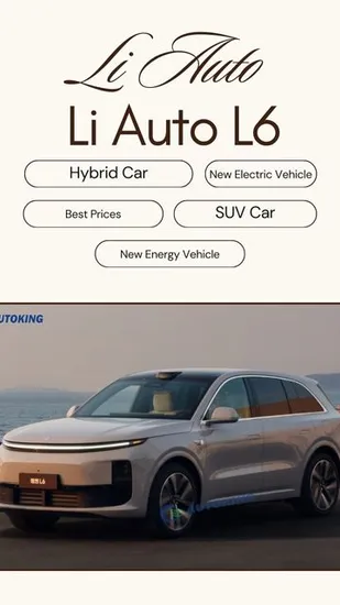 Used Hybrid Vehicle Li Auto L6 Dual Motor Four